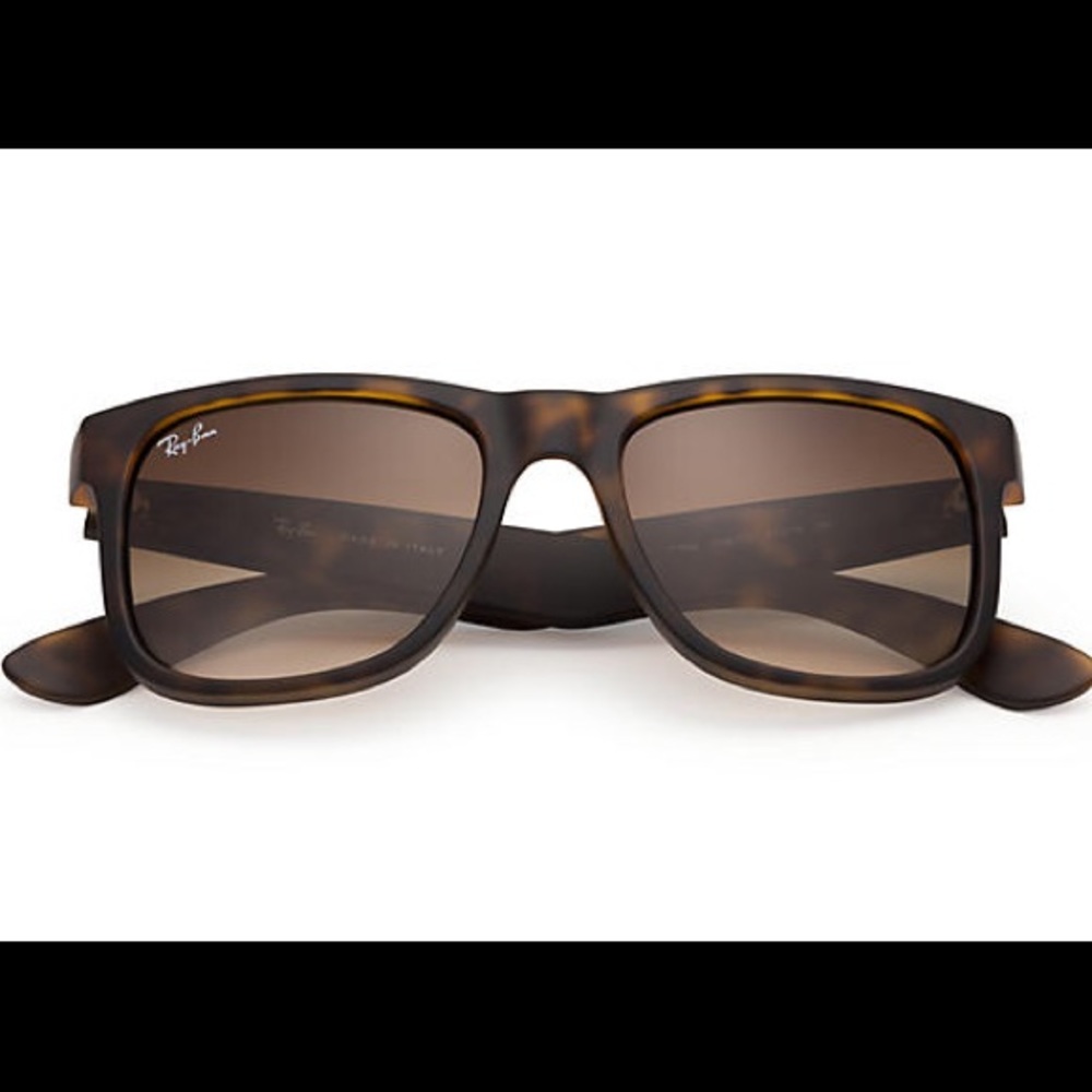 Ray-ban Justin matte tortoise sunglasses